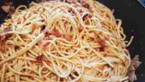 primo piatto di spaghetti